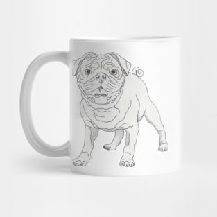 Smiley Pug Mug